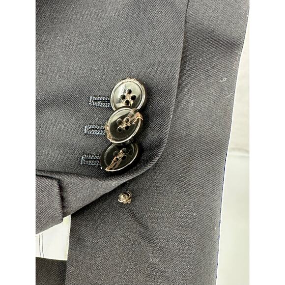 Suitsupply Suit Jacket Women US 12 44R Navy Cameron Wool Blend Blazer Office NWT - Picture 2 of 13